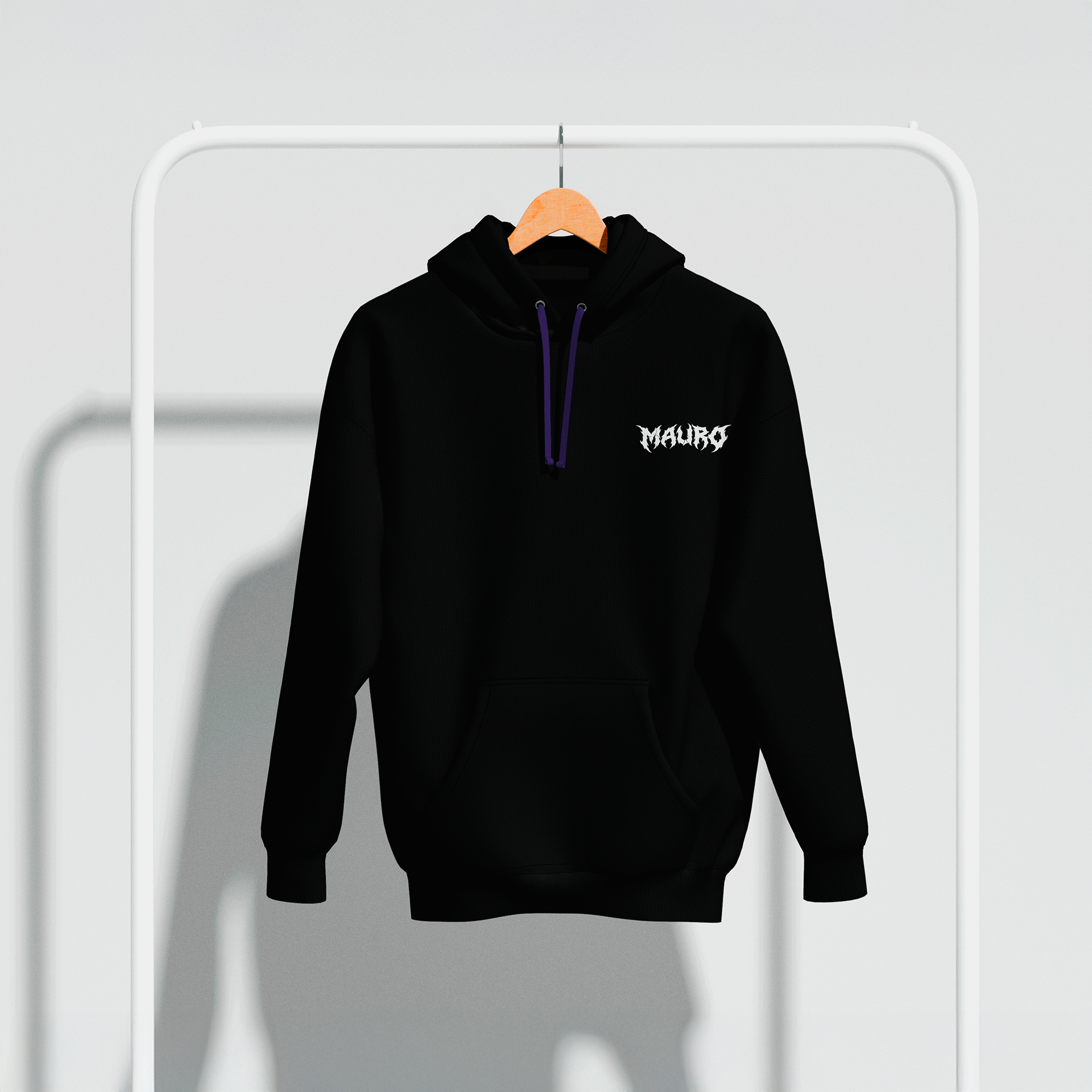 MAURO METAL HOODIE - BLACKOUT EDITION